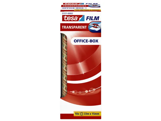 Plakband Tesa film 15mmx33m transparant