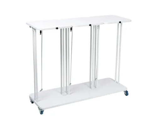 Afvalbak Combo met deksel 3x60 liter wit Saekko Boy