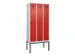 locker voor scheiding van kleding,HxBxD 2120x900x500mm,3vak