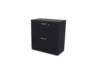 Hangmappenkast Hxbxd 740x800x445mm 3 Laden Cc-Zwart - 1