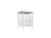 rokersoverkapping,HxBxD 2360x1720x1580mm,wanden gegolfd polycarbonaat