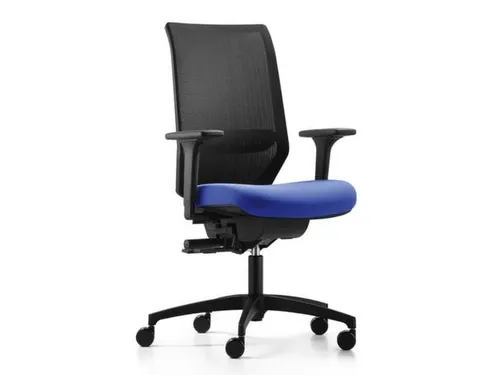 Dauphin Bureaustoel Shapemesh Plus met synchroonmechanisme Blauw