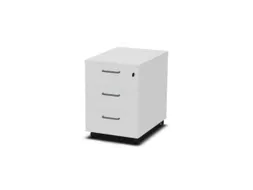 mobiel ladeblok,HxBxD 600x430x600mm,3lade(n),m. beugelgreep,Bl-wit