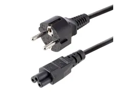 Laptop Stroomkabel 3 Meter EU Schuko Plug naar C5 Clover Leaf