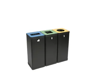 PBCORBN Recyclingbak Papier 50 L. zwart / blauw - 4