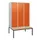 Dubbeldekse dekenkist,HxBxD 1950x1200x815mm,3x2vak.,vak B 400mm