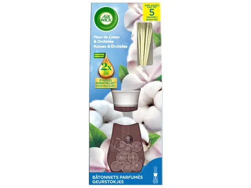 Geurstokjes AirWick Katoen Orchidee 25ml