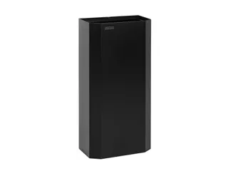 Afvalbak Staal zwart 40 liter open PPA4279B - 1