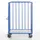 pakketwagen,draagverm. 600kg,laadvl. LxB 1200x770mm,houtetage,RAL5010
