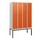 locker,HxBxD 1950x1200x500mm,4vak,vak B 300mm,cil.-slot,voetonderstel