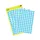 Etiket Avery Zweckform 3011 Rond Ø8mm Blauw 416 Stuks