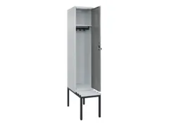 locker met bank,HxBxD 2120x400x815mm,1vak,vak B 400mm,draaigrendel