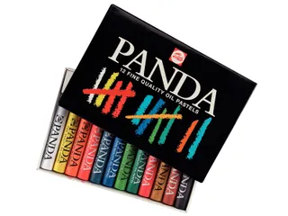 Oliepastel Talens Panda set à 12 kleuren - 1