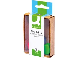 Magneten 20mm Geassorteerde Kleuren 6 Stuks - 3