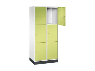 grootvolume-lockersysteem,HxBxD 1950x820x500mm,2x3vakken,cil.-slot - 1