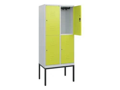 dubbeldekse locker,HxBxD 1950x800x500mm,2x2vak.,vak B 400mm