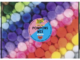Pompons Folia 200 gram assorti - 3