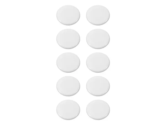 Magneet Westcott wit pak à 10st. Ø 40x8,5mm, 2500g