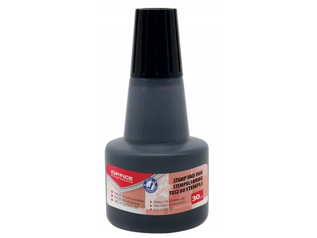 Stempelinkt 30ml zwart