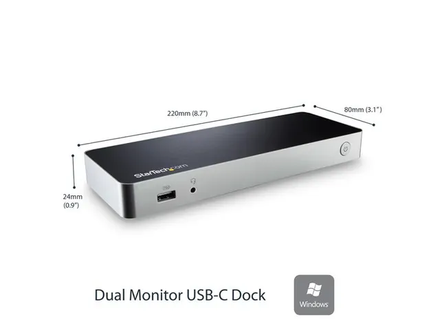 Dual-Monitor Usb-C Docking Station Met Mst 5X Usb 3.0 Poorten
