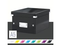 Opbergbox Leitz WOW Click & Store 200x148x250mm zwart
