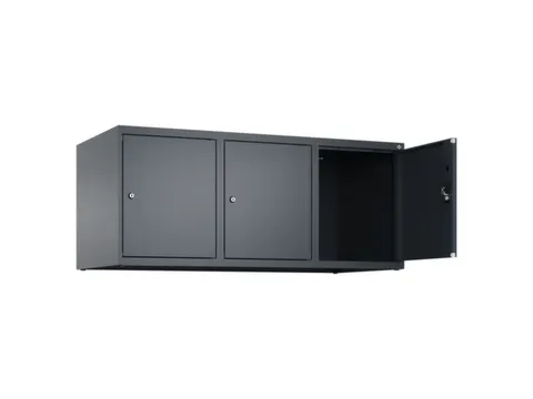 opzetkast,v. locker,3vak.,vak B 400mm,HxBxD 500x1200x500mm