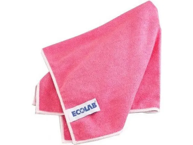 Ecolab Polifix Microclin Microvezeldoek 40x40cm Rood 5 Stuks
