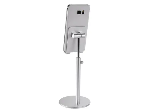 Telefoonstandaard DS10200SL1 in hoogte verstelbaar Zilver