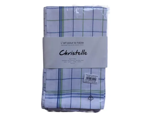 Keukenhanddoeken 100% Coton Made In Egypt 50X70Cm Groen Blauw