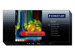 Pastelkrijt Steadtler 2430 Karat Zacht assorti set à 12 stuks - 2