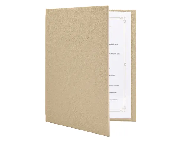 Menukaart Securit Signature A4 zand