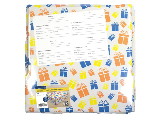 Cadeaupakketdoos Raadhuis 4 305x215x110mm krimp a 5 stuks