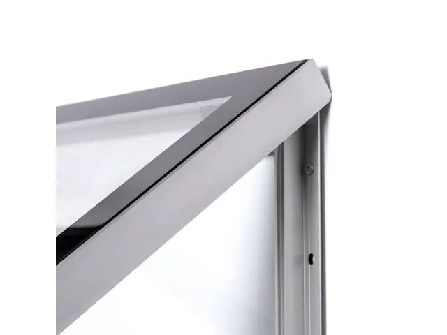 Vergrendelbaar Posterframe Slim Premium Design Outdoor A1 Alu/ Zwart