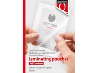 Lamineerhoes Quantore creditcard 54x86mm 2x125 micron glanzend 100st