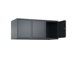 opzetkast,v. locker,3vak.,vak B 400mm,HxBxD 500x1200x500mm