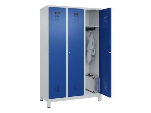 locker,HxBxD 1950x1200x500mm,3vak,vak B 400mm,cil.-slot,voeten