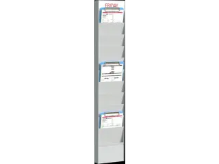 kantoorplanner,aanbouwmodule,10vakken,HxBxD 976x179x44mm - 1