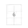 HERMA 10317 Verwijderbare Adresetiket A4 99,1x93,1mm Wit 600 stuks