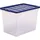 Opbergbox 64 Liter Plastic Transparant Blauw