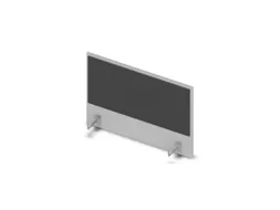 opzetpaneel bureau aanbouw zijkant MP-lichtgrijs antraciet 800mm
