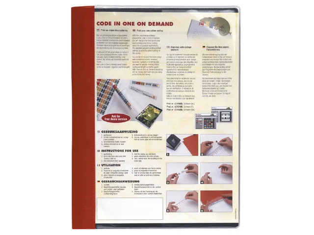 Rapportenmap met JalemaClip A4 Rood