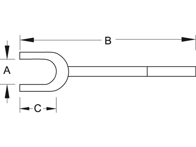 1.70/2 Fourche de séparation et de montage 23mm