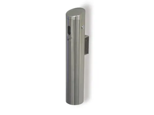 Wandasbak H 590mm Zuilvorm Rvs