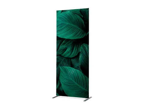 Scheidingswand Textiel Deco 85x200cm Botanische Bladeren Groen ECO