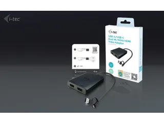 USB-A/USB-C Dual 4K/60 Hz HDMI Video Adapter - 1