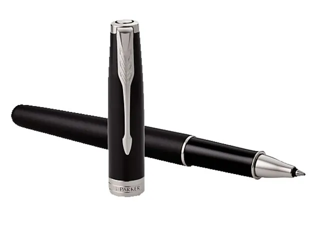 Rollerpen Parker Sonnet Matte Black CT Finish Fijn