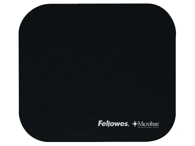 Muismat Fellowes microban antibacterieel zwart