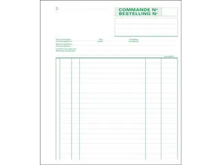 Bestellingen 21 X 18 Cm Bilingue Dupli 50 X 2 Vel - 1