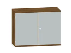 Kantoorkast 770x1000x430mm Decor Romp Noten Decor Front Lichtgrijs