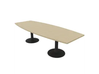 vergadertafel,HxBxD 740x2800x1100mm,vatvormig - 1